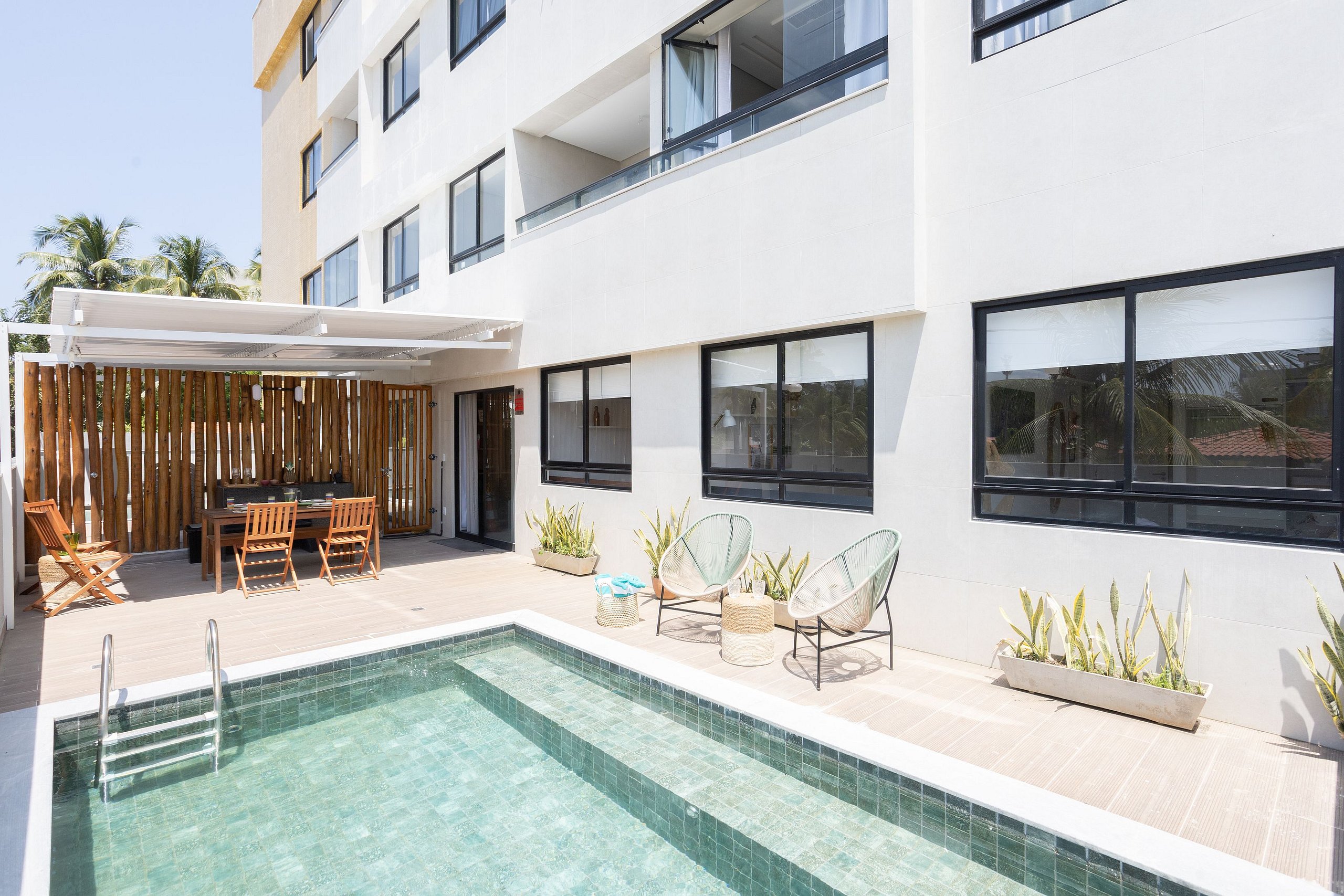 Centro 3quartos luxo, piscina priv 200m praias #01