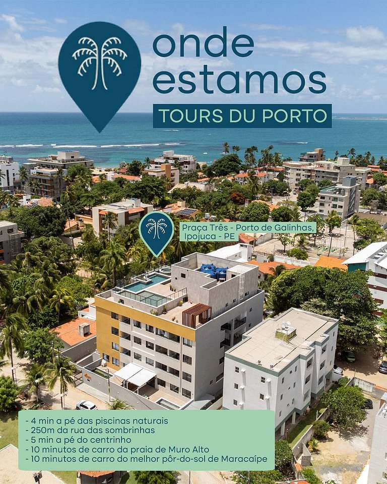 Incrível Centro 3quart, piscina priv200m praias#02