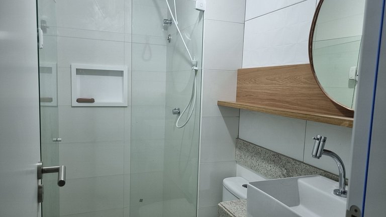 Luxo50m praia Carneiros varanda frente mar #209