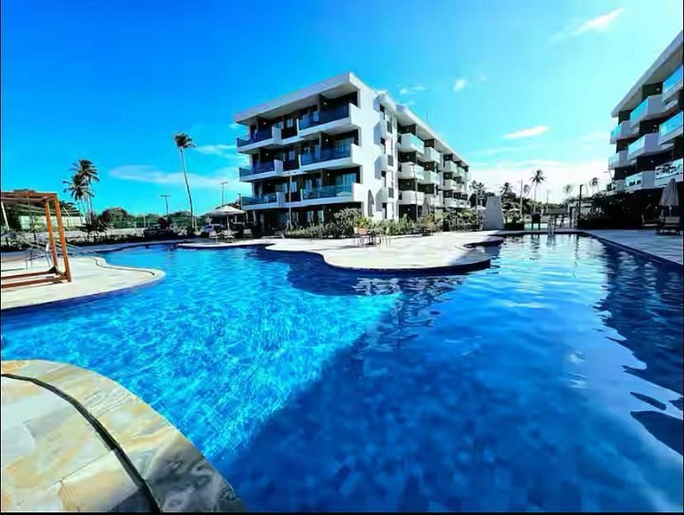 Incrivel c/vista piscina Resort-Muro Alto #008D