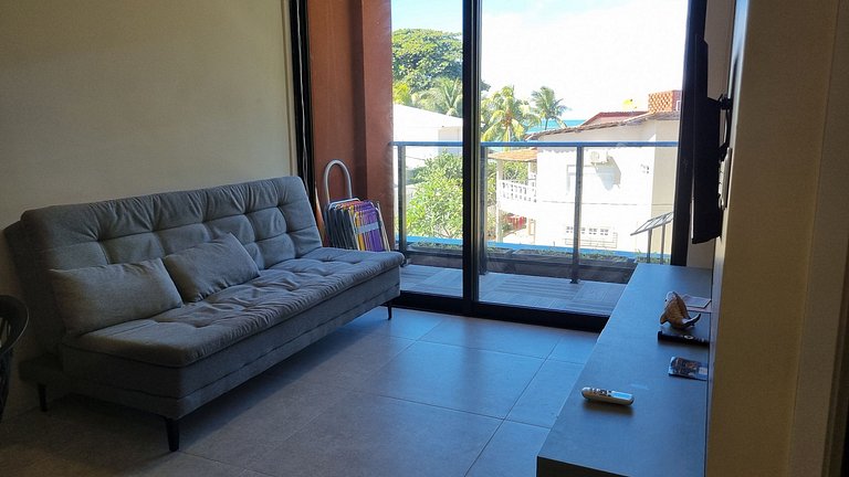 Apto DELUX Carneiros frete Mar 50m Praia #109