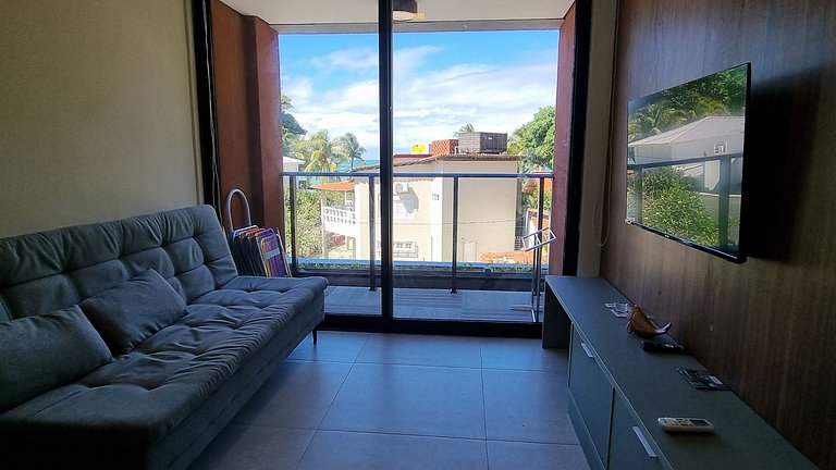 Apto DELUX Carneiros frete Mar 50m Praia #109