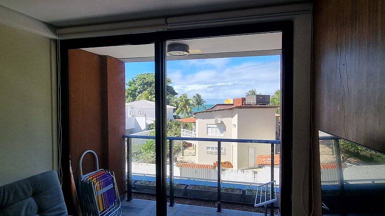 Apto DELUX Carneiros frete Mar 50m Praia #109