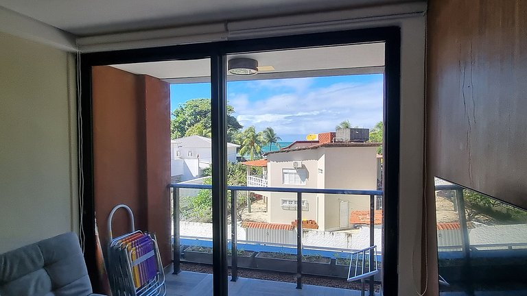 Apto DELUX Carneiros frete Mar 50m Praia #109