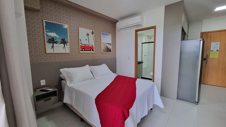 Elegância Makia Resort c/Varanda Muro Alto #210B