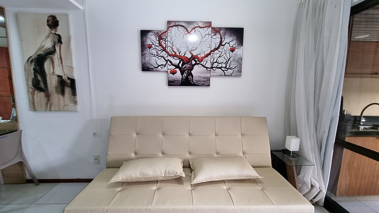 Apto 2 quart Nannai Muro Alto prox pisc naturais