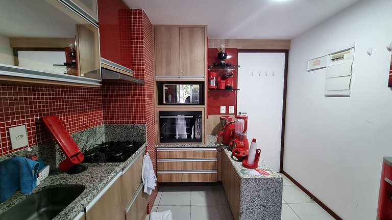 Apto 2 quart Nannai Muro Alto prox pisc naturais