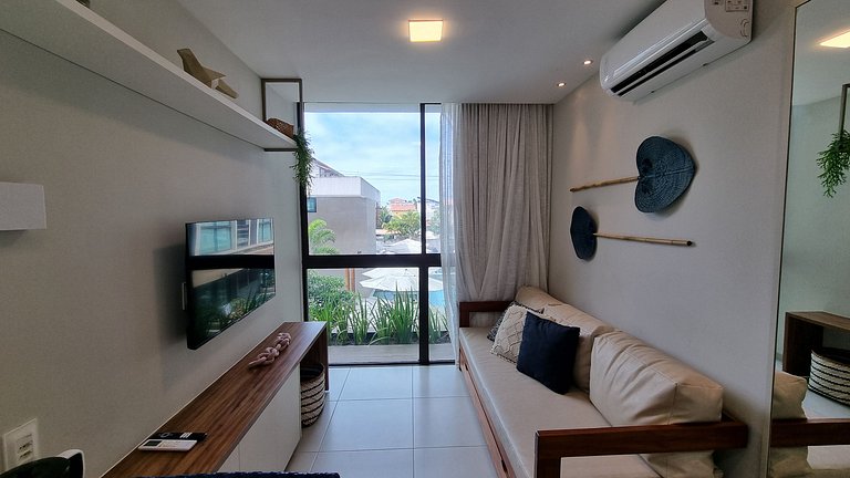 Apto 1 quarto Centro de Porto Sunny Hall