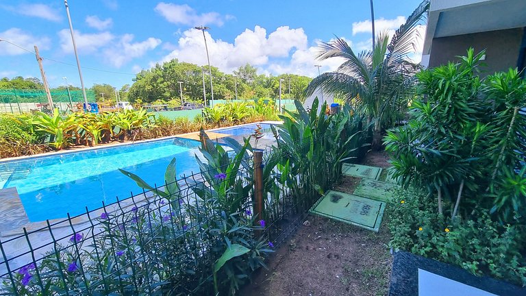 Incrivel c/vista piscina Resort-Muro Alto #008D