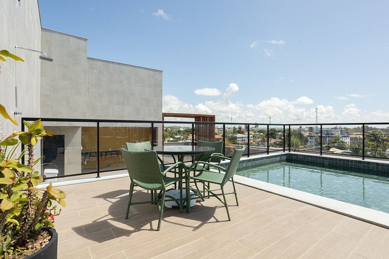 Incrível Centro 3quart, piscina priv200m praias#02
