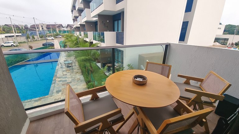 Luxo Moderno Makia Resort–Piscina-Muro Alto #104B