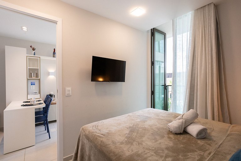 Apto1 quarto Centro Porto Sunny Resort- #113