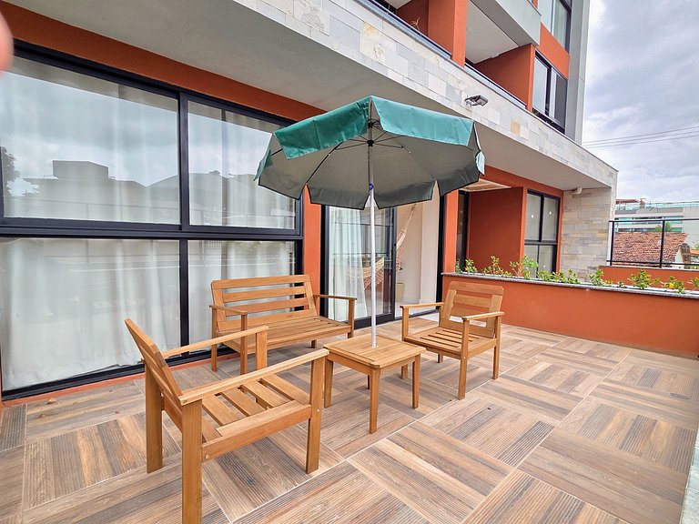 Incrivel 1quarto c/piscina priv 50m praia #009