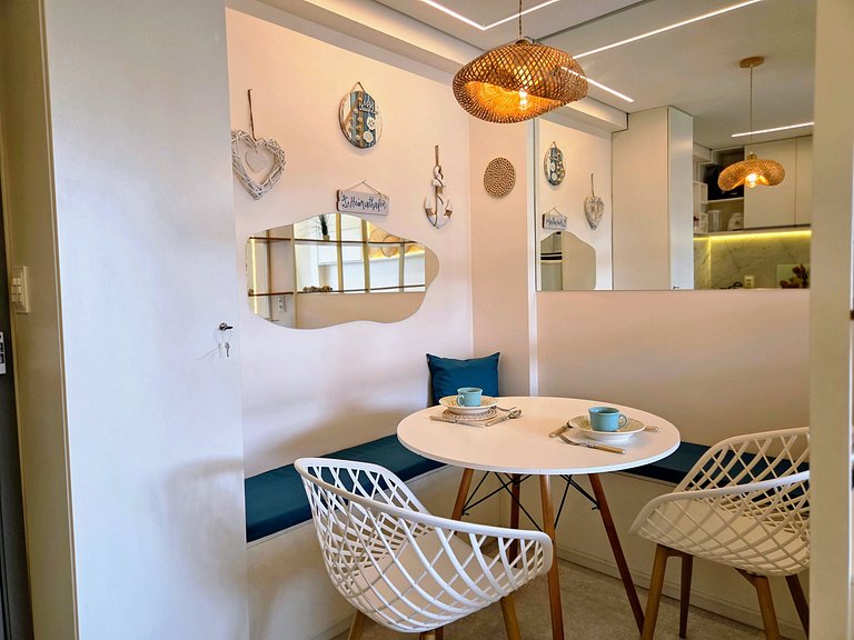 Incrivel 1quarto c/piscina priv 50m praia #009