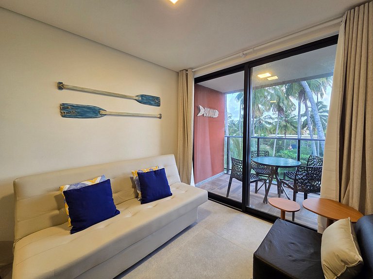Incrivel 1quarto c/varanda 50m praia carneiros#203