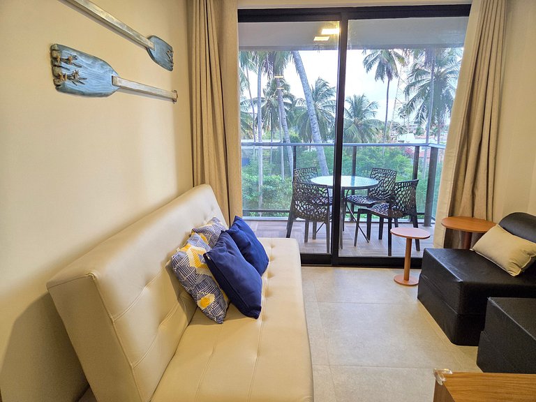 Incrivel 1quarto c/varanda 50m praia carneiros#203