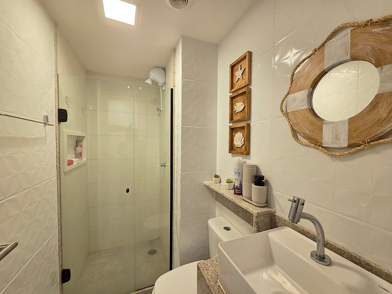 Incrivel 1quarto c/varanda 50m praia carneiros#203