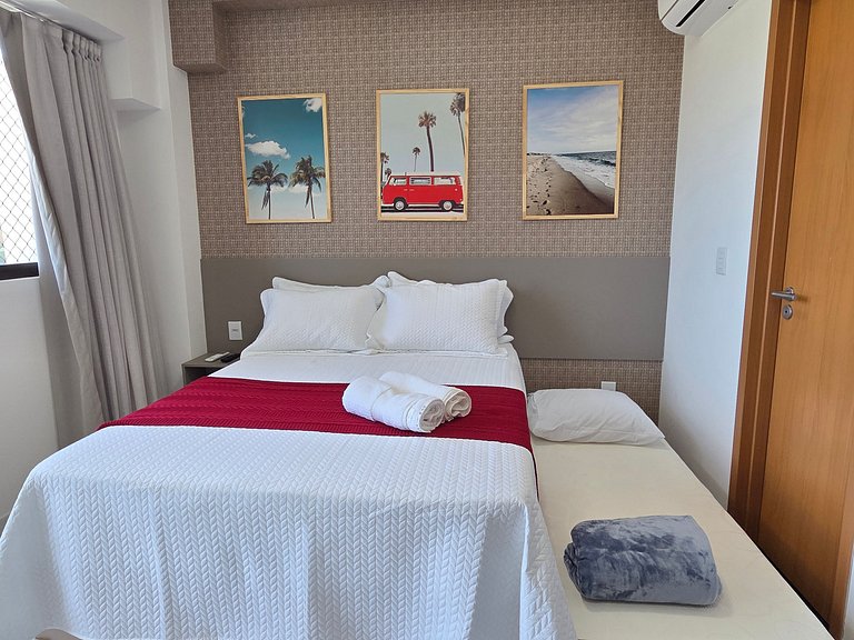 Elegância Makia Resort c/Varanda Muro Alto #210B