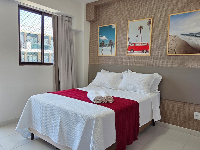 Elegância Makia Resort c/Varanda Muro Alto #210B