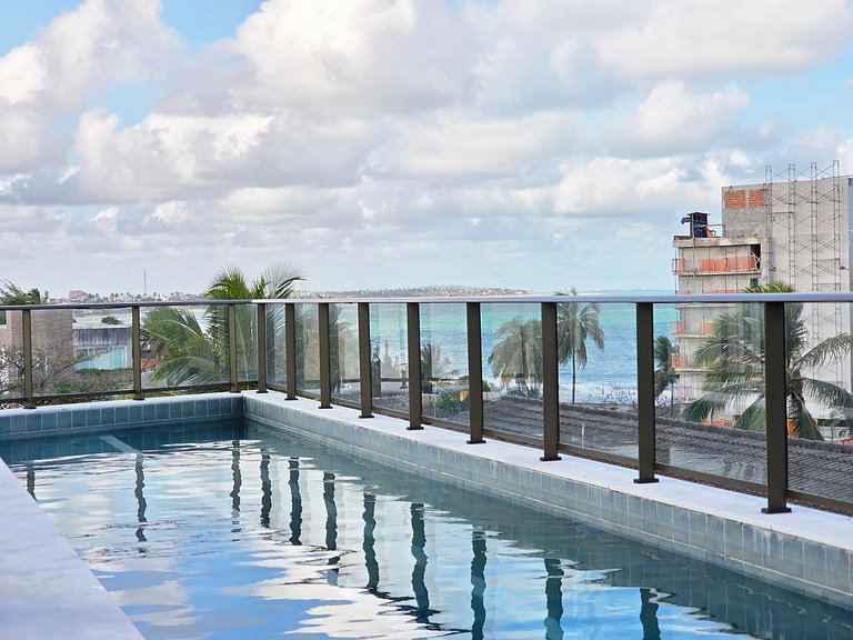 Apto com jacuzzi privativa no coração de Porto#018