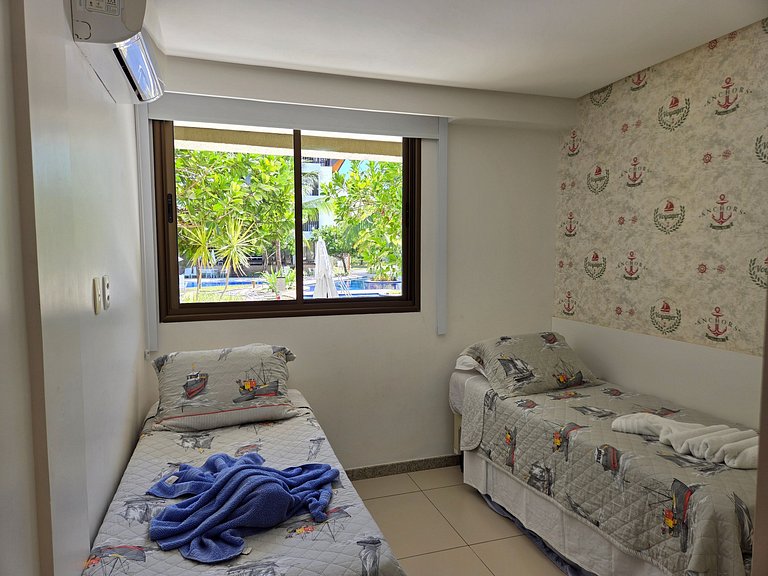 Paraíso Muro Alto 2Quart vista Pisc Incrível #105G