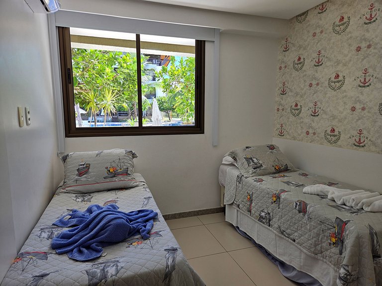 Paraíso Muro Alto 2Quart vista Pisc Incrível #105G