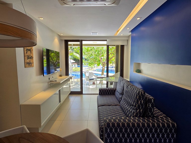 Paraíso Muro Alto 2Quart vista Pisc Incrível #105G