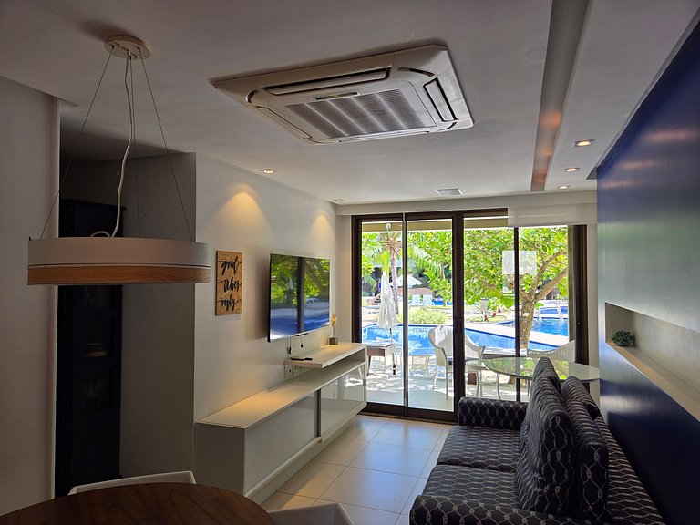 Paraíso Muro Alto 2Quart vista Pisc Incrível #105G