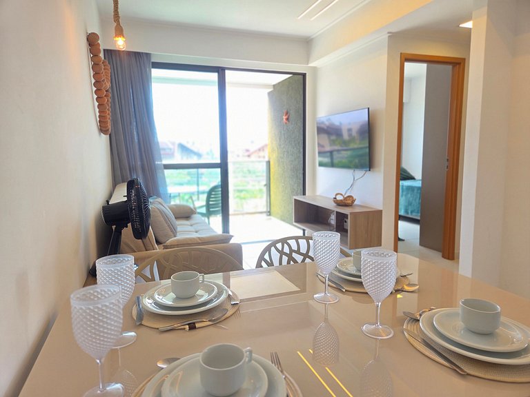 Incrível moderno Resort Muro Alto 2 Quartos #302A