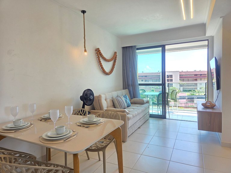 Incrível moderno Resort Muro Alto 2 Quartos #302A