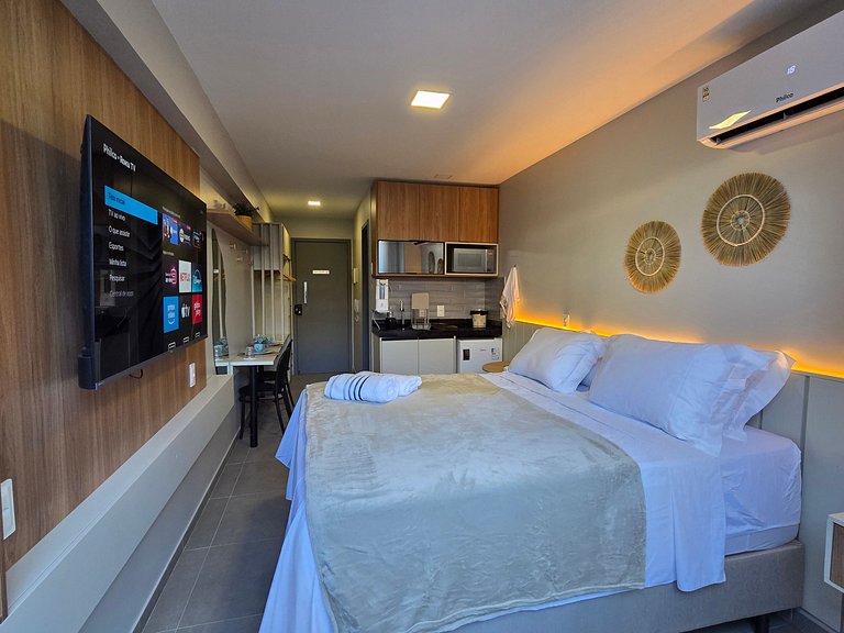 Studio c/Jacuzzi privativa no coração de Porto#05