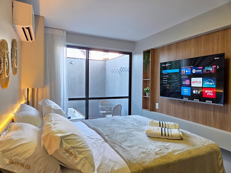 Studio c/Jacuzzi privativa no coração de Porto#05