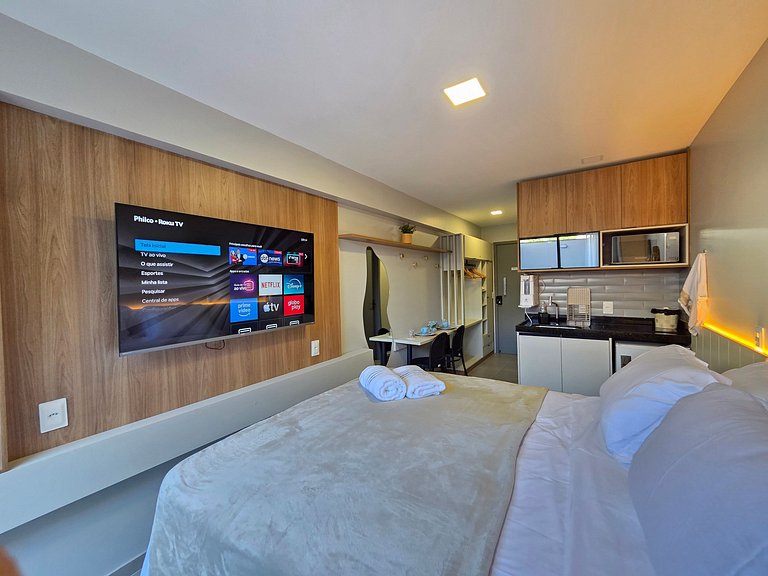 Studio c/Jacuzzi privativa no coração de Porto#05