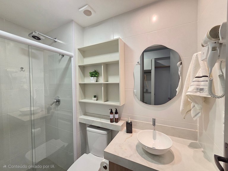 Studio c/Jacuzzi privativa no coração de Porto#05