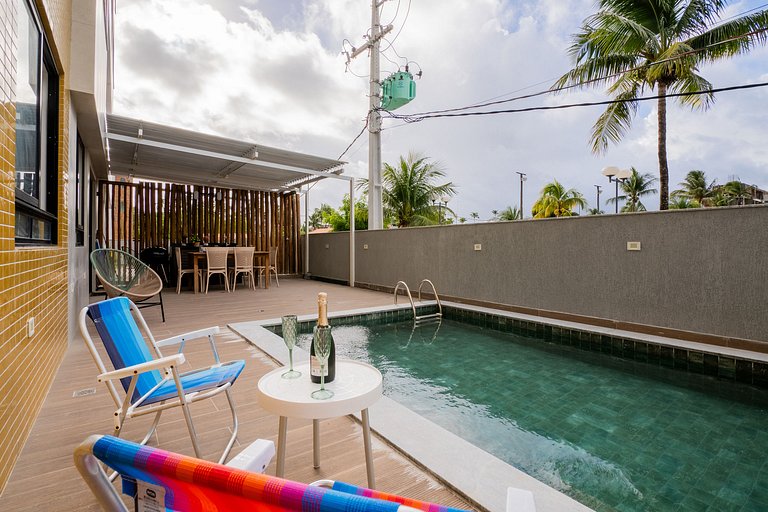 Incrível Centro 3quart, piscina priv200m praias#02