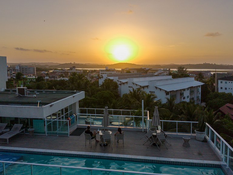 Nixxus 50m da praia no coração da vila e de frente para as p
