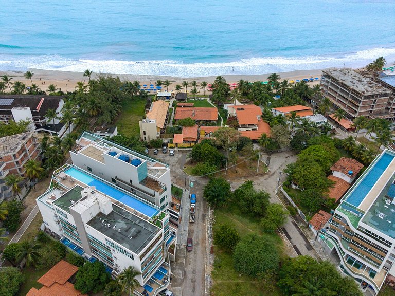 Nixxus 50m da praia no coração da vila e de frente para as p