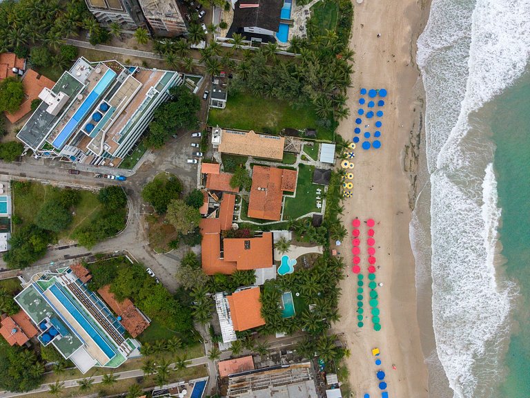 Incrível stúdio a 50m da Praia e perto da vila#205