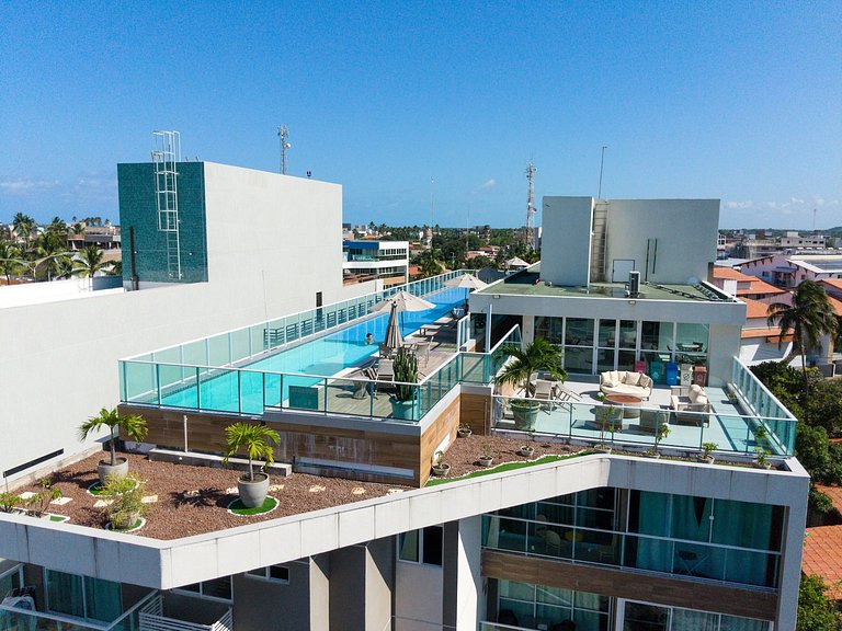 Nixxus 50m da praia no coração da vila e de frente para as p