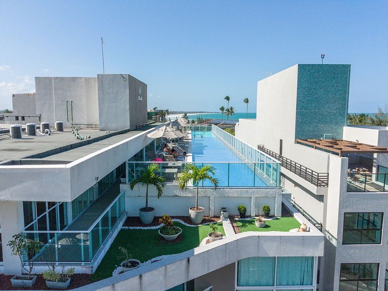 Nixxus 50m da praia no coração da vila e de frente para as p