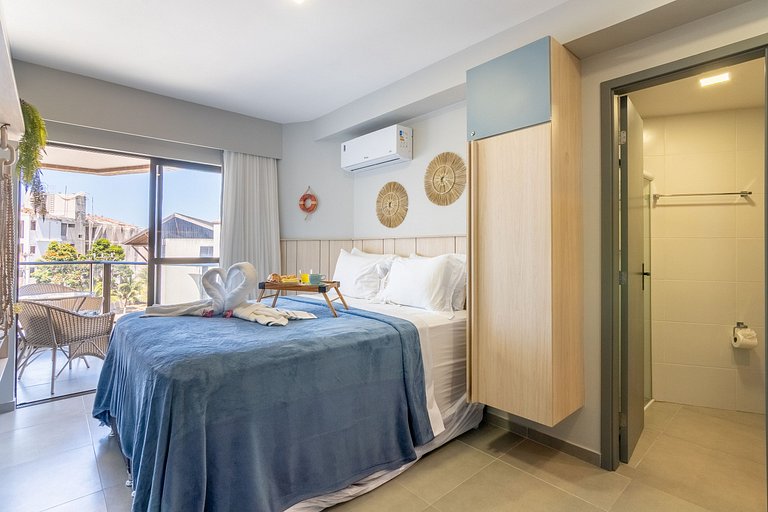 LUXO c/ varanda vista Mar no coração de Porto #304